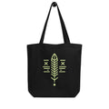 sacred feather–inspired tote bag