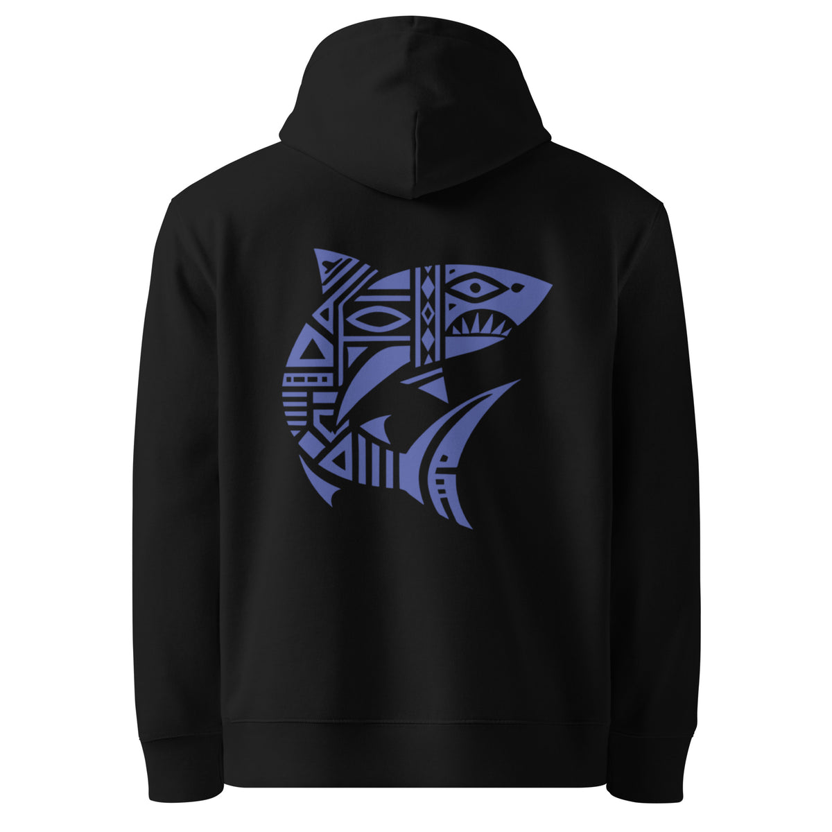 brazilian shark–inspired (deep blue) hoodie