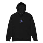 brazilian shark–inspired (deep blue) hoodie