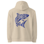 brazilian shark–inspired (deep blue) hoodie