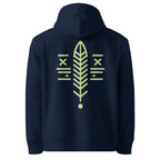 sacred feather–inspired hoodie
