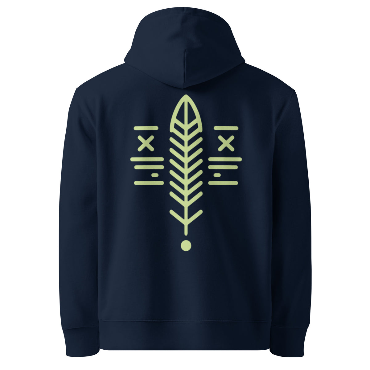 sacred feather–inspired hoodie