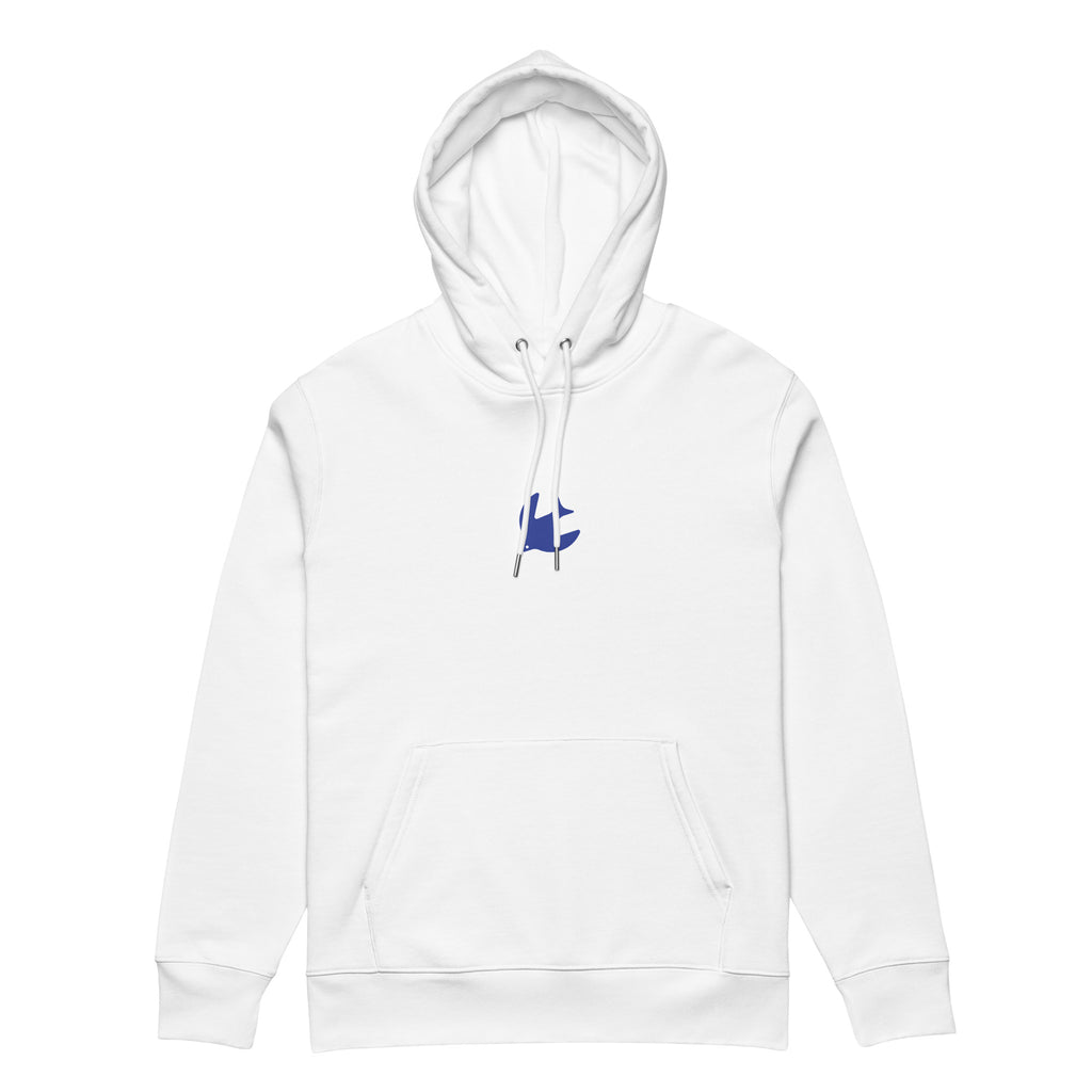 brazilian shark–inspired (deep blue) hoodie