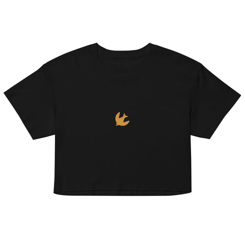 american indian-inspired (sunstone yellow) crop top