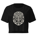 celtic inspired (soft beige) crop top