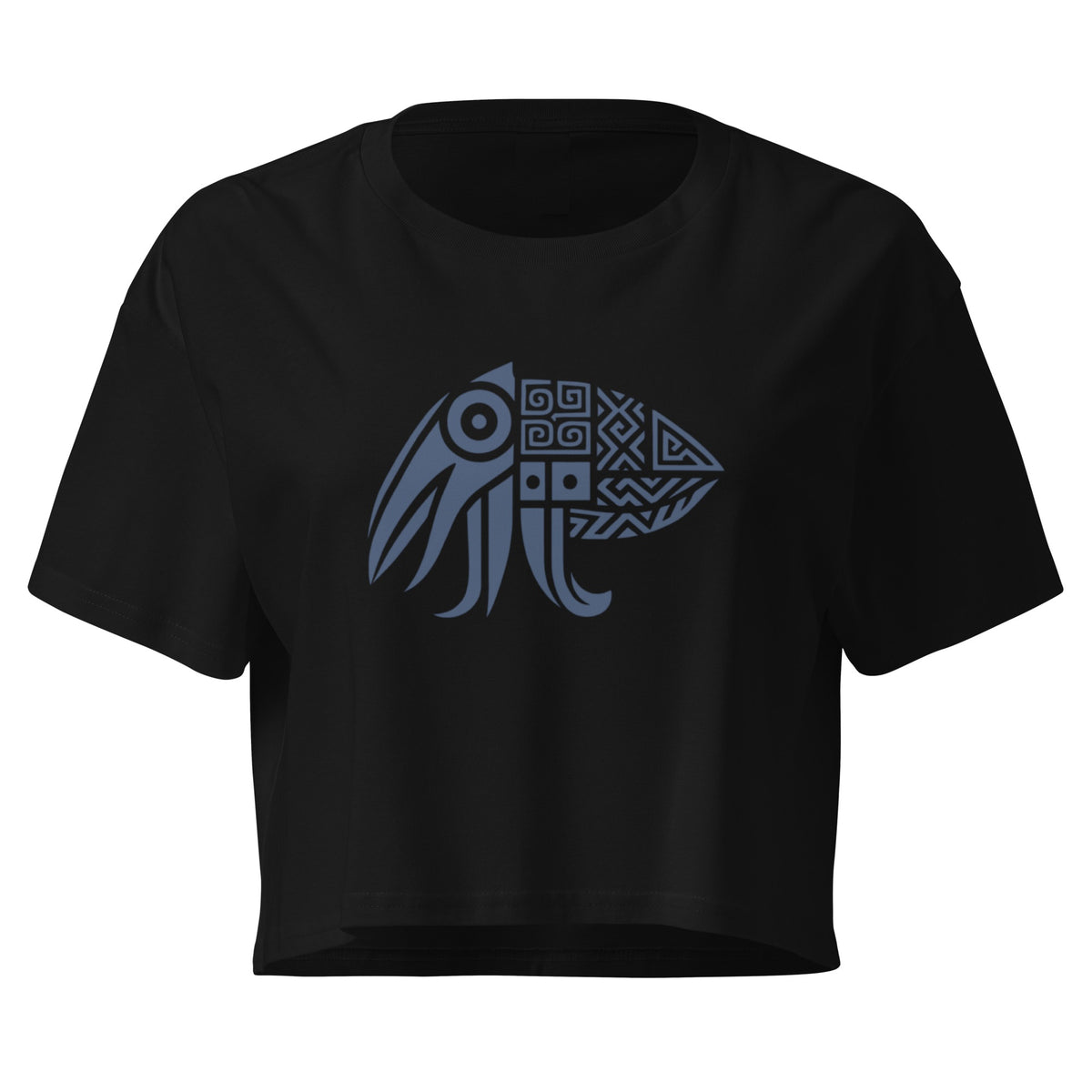 iberian cuttlefish–inspired (nomad blue) crop top