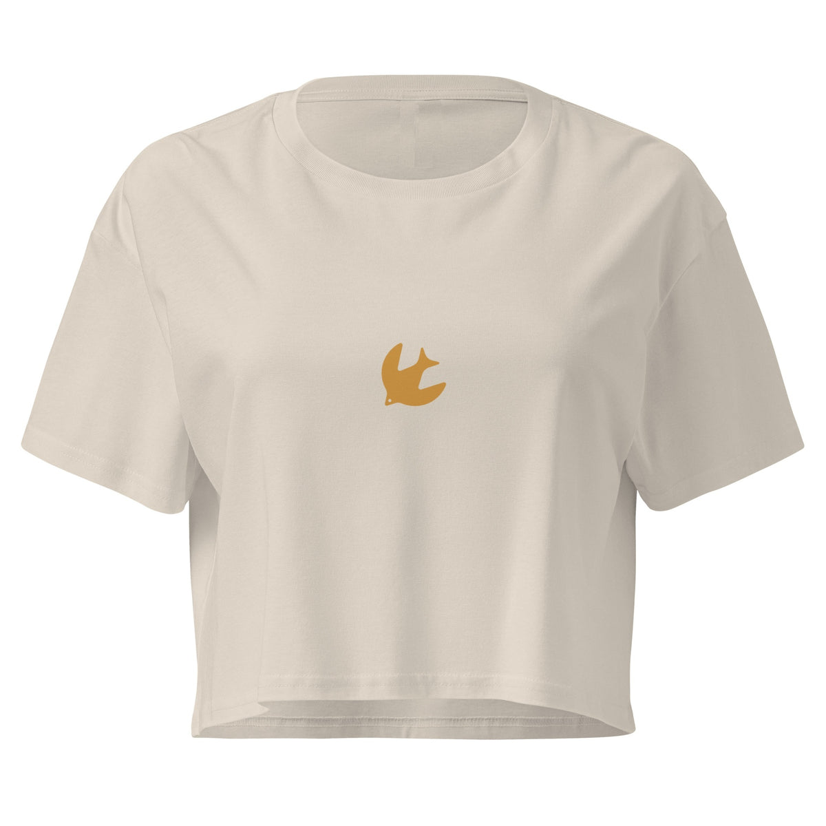 brazilian shark–inspired (sunstone yellow) crop top