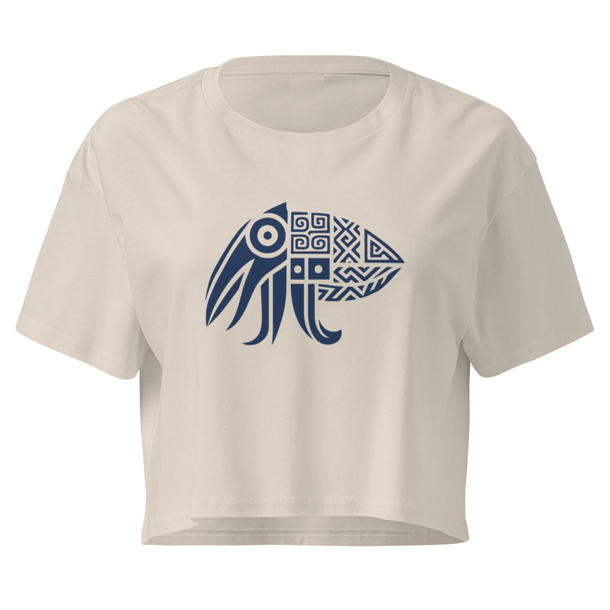 iberian cuttlefish–inspired (nomad blue) crop top