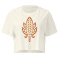 indian feather–inspired crop top