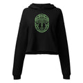 persian-inspired crop hoodie