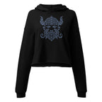 viking-inspired (nomad blue) crop hoodie