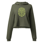celtic inspired (origin green) crop hoodie